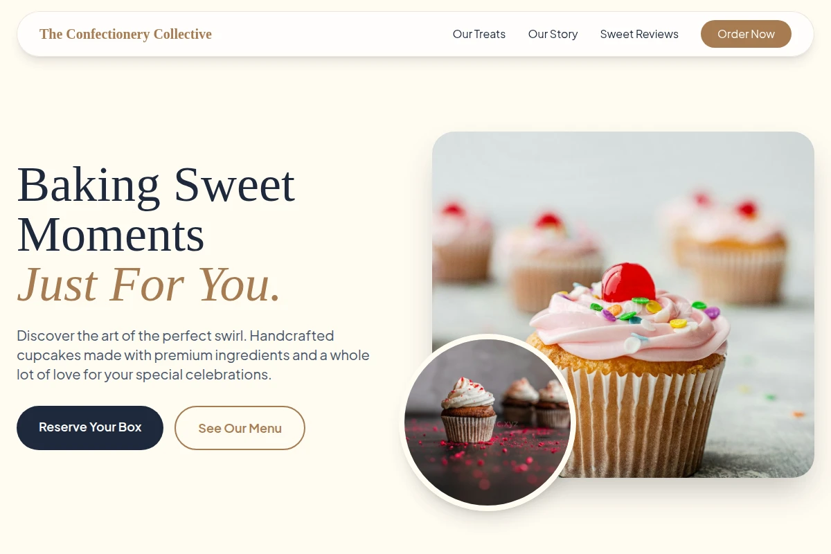 swirl Cupcake